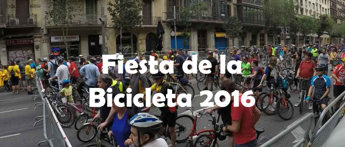 fiesta de la bicicleta del Ajuntament de Barcelona 2016