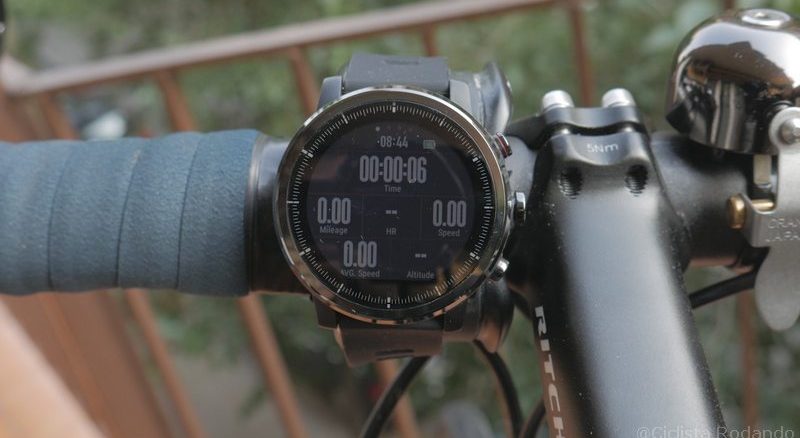 modo bicicleta amazfit 2 stratos