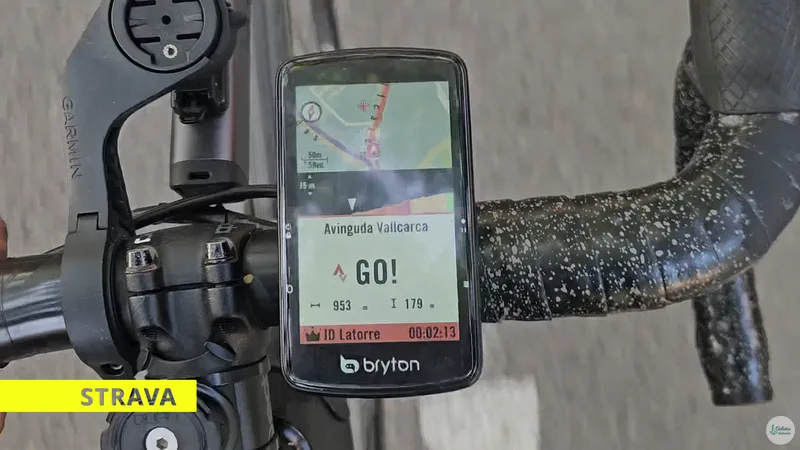 strava bryton segmentos